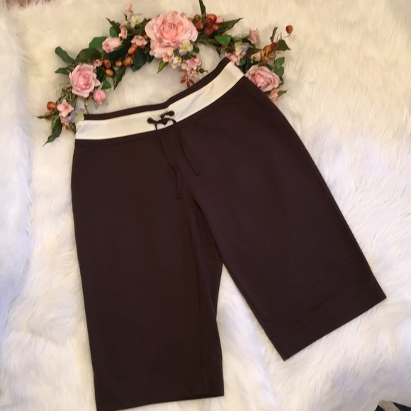 SB Active Pants & Jumpsuits Sb Active Wide Leg Brown Capris Size L